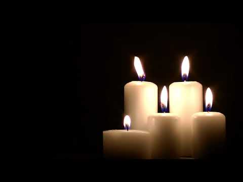 8 Hours of Virtual Candles Burning ~ Relaxing Meditation Music~ Sleep and Study Sounds
