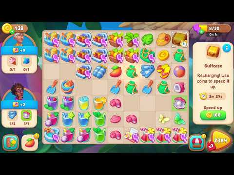 Gardenscapes 2383 Level - 17 moves - NO BooSTERS