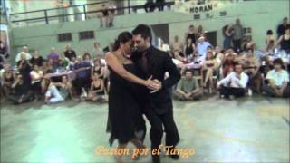 VIRGINIA PANDOLFI y JAVIER RODRIGUEZ bailando MILONGA VIEJA MILONGA en la MILONGA DEL MORAN