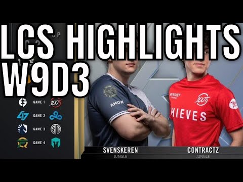 LCS Highlights ALL GAMES Week 9 Day 3 Summer 2020 + Complete Playoffs Brackets