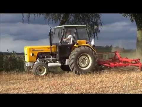 Uprawa ścierniska ursus c360  & agregat 2,8m