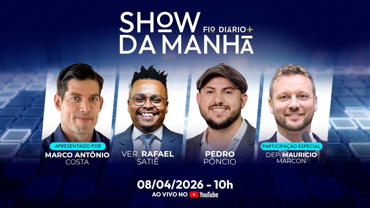 SHOW DA MANHÃ - BOMBA: MORAES E VORCARO NA MIRA DOS ESTADOS UNIDOS - 08/04/2026