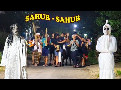 PRANK POCONG TERLUCU ! BANGUNIN SAHUR DIBULAN PUASA 🤣🙏