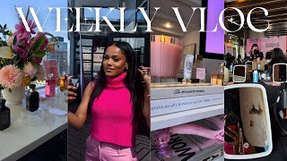weekly vlog | nyc 🚕 huda beauty masterclass, j crew + zara shopping, kyle perfume, wegmans haul