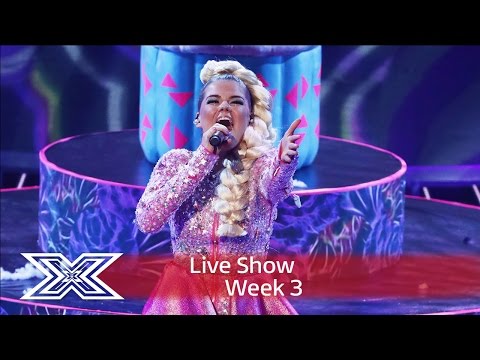 Saara Aalto belts out Bjork’s Oh So Quiet |  | Live Shows Week 3 | The X Factor UK 2016