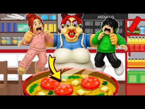 NAGALIT ANG TINDERA DAHIL AYAW NAMIN KUMAIN | Escape Evil Lunch Lady | Roblox Tagalog