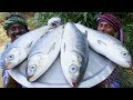 GIANT FISH FRY Villagers Cooking Big Fish Fry In Village Cooking Style Village Food Cooking