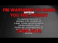 FBI Warnings To Make You Feel Uneasy 1960 2019