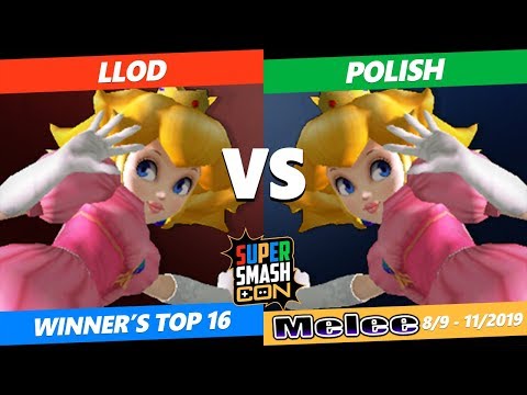 SSC 2019 SSBM - CRIT Polish (Peach) VS  lloD (Peach) Smash Melee Winner's Top 16