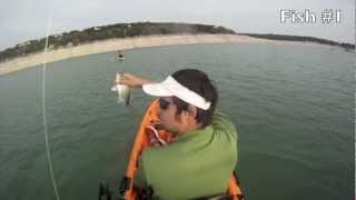 preview picture of video 'Wolf Pack Kayak Medina Lake #3'