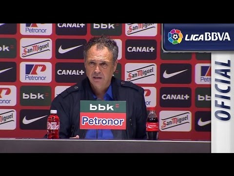 Rueda de Prensa de Caparrós tras el Athletic Club (2-1) Levante UD  - HD