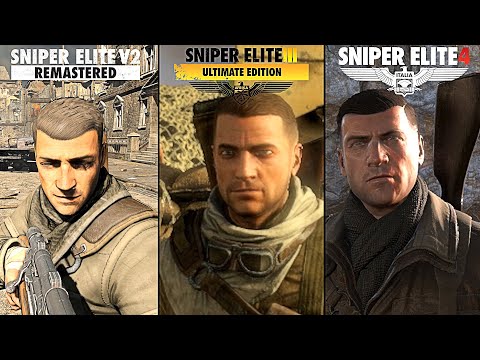 Sniper elite v2 Remastered vs Sniper Elite 3 vs Sniper Elite 4 Comparison