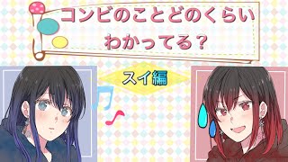 コンビのことどのくらいわかってるかクイズ【スイ編】