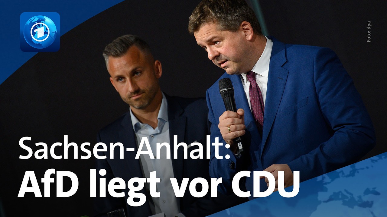 Letzte ARD-Umfrage vor Landtagswahl in Sachsen-Anhalt: AfD liegt deutlich vorn