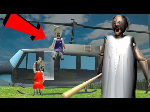 Granny Vs Ice Scream Rod Vs Baldi - funny horror animation - Granny Vs Aliashraf