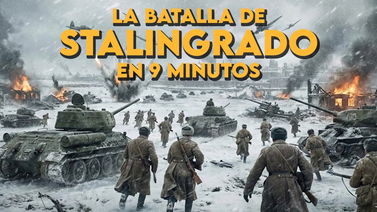 💥 La BATALLA DE STALINGRADO en 9 minutos | La mayor BATALLA de la HISTORIA 💥