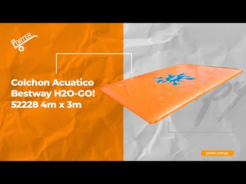 Porter.com.py - Colchon Acuatico Bestway H2O-GO! 52228 4m x 3m