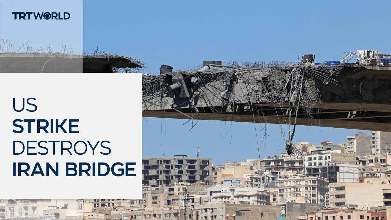 Trump says more attacks to follow after Iran's highest bridge hit