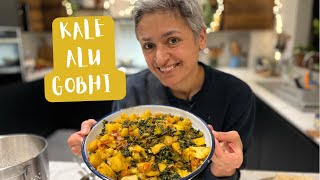 Delicious Healthy meal in under 30 minutes |  CAULIFLOWER POTATO KALE | Food with Chetna