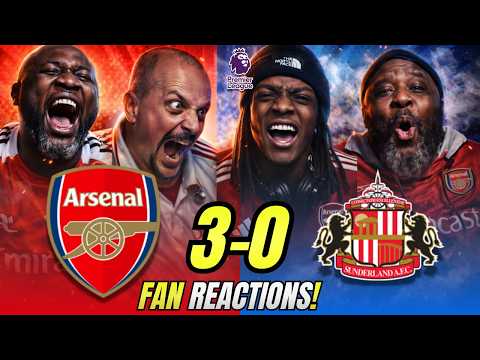 Arsenal Fans React to Arsenal 3-0 Sunderland | Premier League Fan Reactions