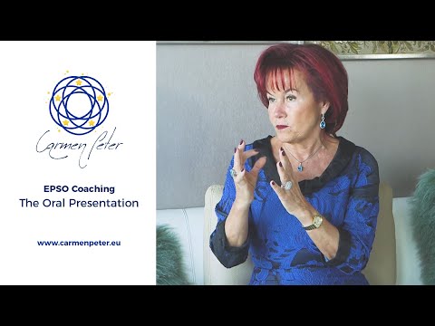 Carmen Peter - EPSO Oral Presentation