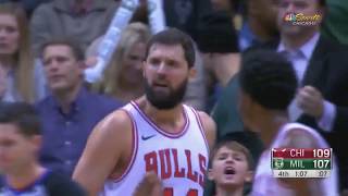 Mirotic & Portis Highlights vs Bucks - Bulls win 5 straight!