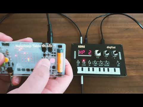 Table Music Techno - Nanoloop FM + Korg NTS-1