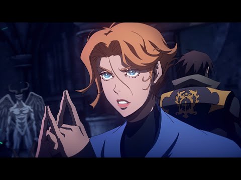 Trevor and Sypha vs. Hell Demons | Castlevania Season 3