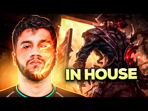 CARREGANDO NO IN HOUSE BRAVO DE LUCIAN! #LeagueOfLegends