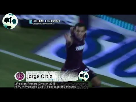 Gol Jorge Ortíz - Lanús 2 Vs Gimnasia 0 - Primera División 2015