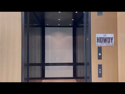 Nice Kone KSS 600 EcoDisc MRL Traction Elevators at LA/AH Building, TAMU in College Station, TX.