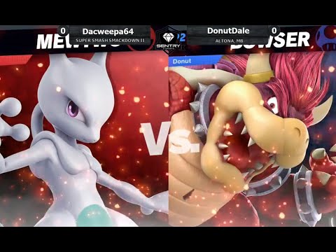 Dacweepa64 (Mewtwo, Lucario) vs DonutDale (Bowser) Sentry Smash Smackdown II winners round 2