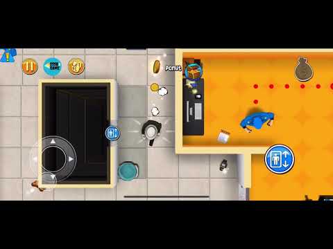 Robbery Bob: CHAPTER 6 - HIGH-RISE Level 2 , 100% iOS/Android Walkthrough