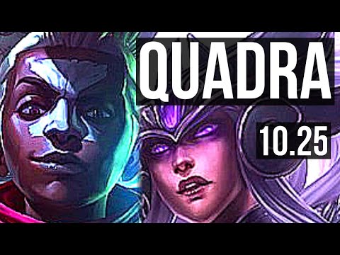 EKKO vs SYNDRA (MID) | Quadra, 2.4M mastery, 1400+ games, Legendary | BR Diamond | v10.25