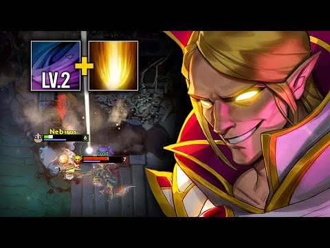 PERFECT TIMING!! Level 2 Tornado + Sunstrike | Epic art Invoker Amazing Gameplay | Dota 2 Invoker