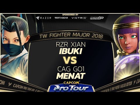 RZR Xian (Ibuki) vs CAG GO1 (Menat) - TW Fighter Major 2018 Day 2 Pools - SFV - CPT 2018