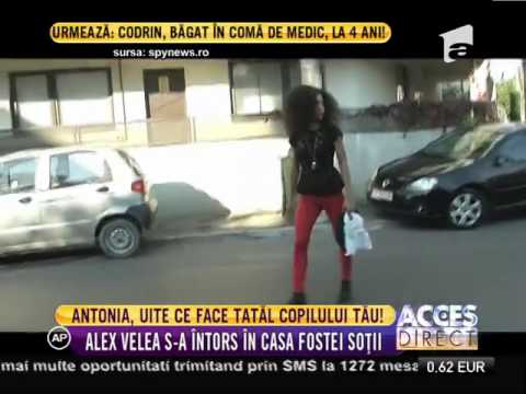 Alex Velea s-a întors în casa fostei sale soții!