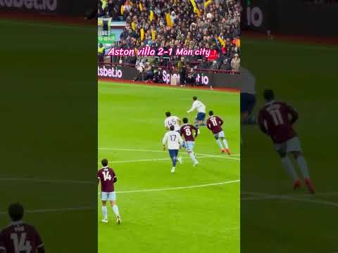 Aston villa 2-1 Manchester City #highlights #football #premierleague #jackson #astonvilla #finish