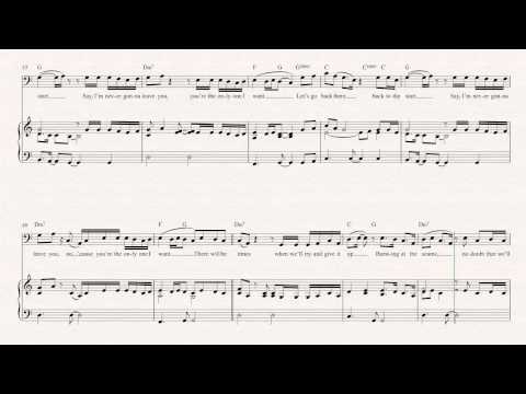 Bassoon - Never Gonna Leave You - Adele Sheet Music, Chords, & Vocals