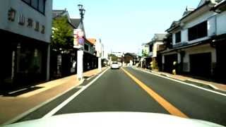 preview picture of video '【車載動画】　【2013年　GW　旅行　2日目】　3　筑後吉井駅へ'