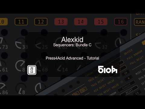 Press4Acid Advanced MaxforLive Sequencer for Ableton Live 10 by Alexkid