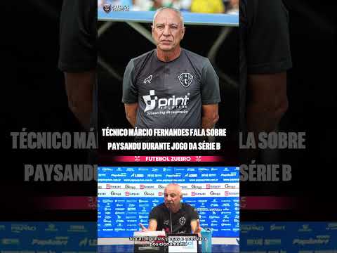 Técnico do Paysandu ABRE O VERBO ⚽️🚀😳