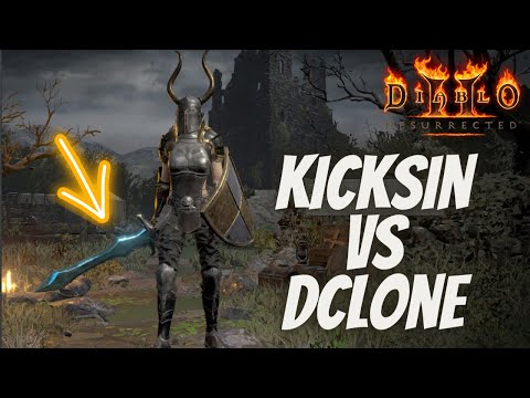 Level 91 Kicksin vs Diablo Clone - Diablo 2 Resurrected - Nintendo Switch