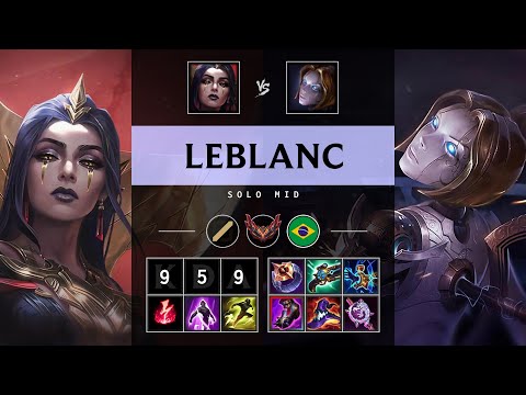 LeBlanc Mid vs Orianna - BR Grandmaster Patch 25.10