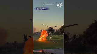 Police issue warning before low-flying helicopter stuns guests at SoCal golf course