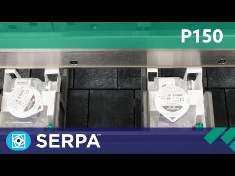 P150 Intermittent cartoner running vials – Serpa Packaging Solutions