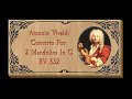 Vivaldi - Concerto For Two Mandolins And Strings RV 532