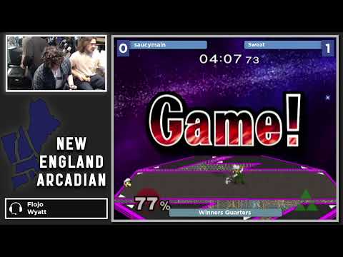NE Melee Arcadian 11 - saucymain (Luigi) vs. Sweat (Sheik) - SSBM WQF