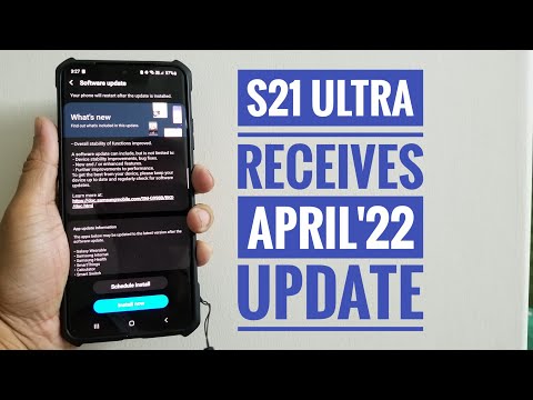 Samsung Galaxy S21 Ultra receives April'22 update for load of built-in apps
