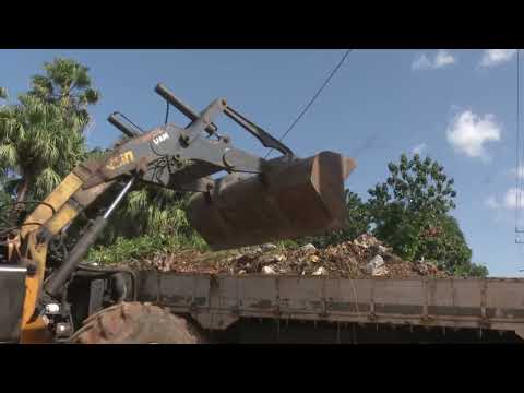 Intensifican labores de saneamiento en Bauta ante cercanía de la Tormenta Tropical Rafael